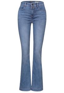 STREET ONE Джинсы-клеш 'Blair' в синем дениме