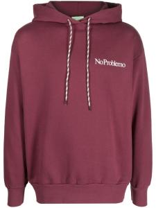 Aries худи с надписью, красный