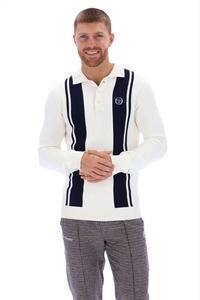 Трикотажная рубашка поло Young line из 100% хлопка Sergio Tacchini, бежевый