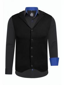 Rusty Neal Комплект из двух предметов: рубашка и жилет, черный / Sax