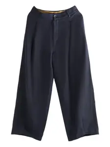 Брюки со складками спереди Uma Wang, синий