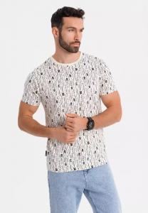 Футболка с принтом Ombre, слоновая кость