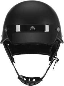 Полушлем мотоциклетный Woljay, черный