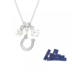 Swarovski Колье Symbolica из синтетического циркония унисекс белый