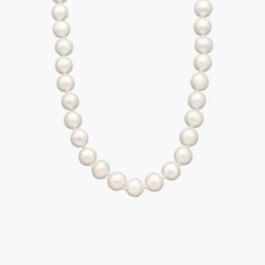 Ожерелье из нити пресноводного культивированного жемчуга 36 дюймов из желтого золота 14 карат (7,0-7,5 мм) Blue Nile