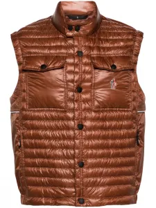 Дутый жилет Ollon Moncler Grenoble, коричневый