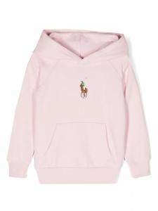 POLO RALPH LAUREN KIDS худи Polo Pony, розовый