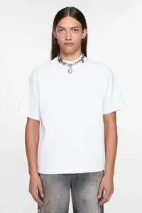 Футболка с логотипом - Свободный крой Acne Studios, Optic White