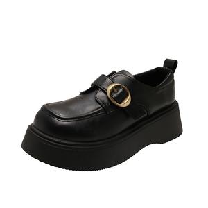 Нескользящая, износостойкая, дышащая кожаная обувь для детей и подростков Wooden Rabbit, черный