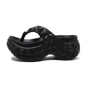 EVA Бесшумные Устойчивые к Запахам Износостойкие Противоскользящие Быстросохнущие Шлепанцы Женские Черные EXULL Q