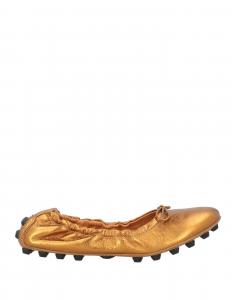 Балетки Tod'S, бронзовый