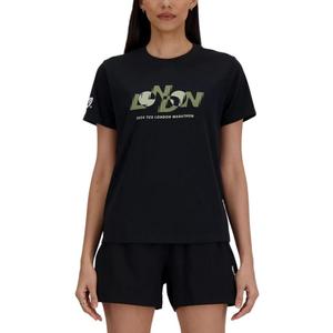 Футболка женская черная New Balance