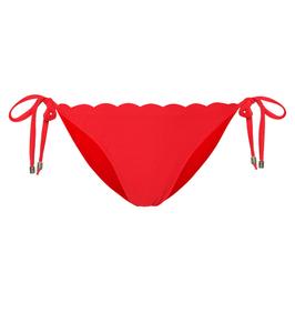 Плавки бикини с фестончатым краем Pampelonne Heidi Klein, красный