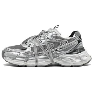 Кроссовки унисекс с низким верхом серебристо-серые Kappa