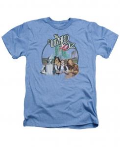 Мужская футболка "Мы отправились посмотреть на волшебника" (светло-серый цвет) Wizard Of Oz, Bright blue