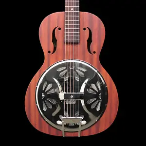 Gretsch Грец Ш G9200 Boxcar с круглым вырезом, резонаторная гитара с корпусом из махагони, натуральная