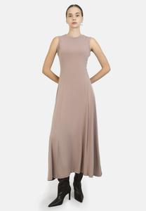 Платье макси REFKA Modanisa, светло-коричневый