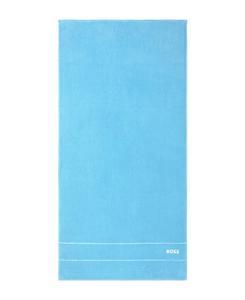 Однотонное хлопковое банное полотенце, 28 x 55 дюймов Boss Home, цвет river blue
