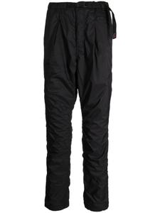 Undercover прямые брюки с поясом, черный