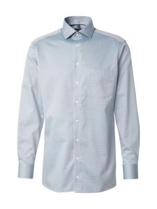 Рубашка на пуговицах классического кроя OLYMP, зеленый