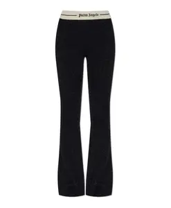 Полосатые брюки Palm Angels, черный