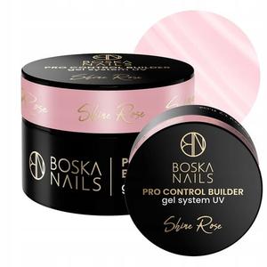 Наращивающий УФ-гель для ногтей, 30 мл Boska Nails, Pro Control Builder Shine Rose
