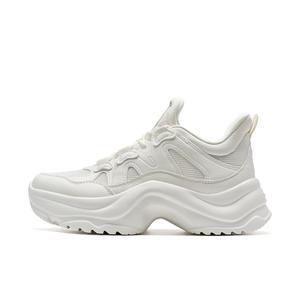 XTEP Туфли Rabbit Shoes, увеличивающие рост, износостойкие, нескользящие, низкие, повседневные, женские, белые