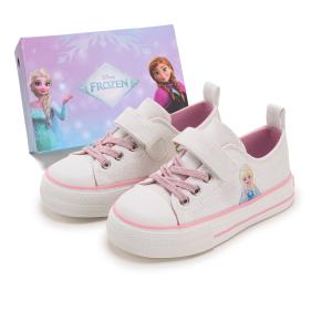 Зимние противоскользящие амортизирующие износостойкие низкие детские кеды Disney, белый