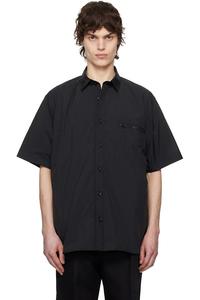 Рубашка из рипстопа Sacai, черный