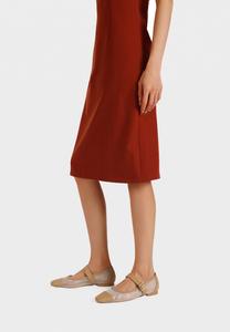 Балетки с ремешком Queen Helena, коричневый