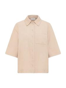 Блузка с длинными рукавами цвета овсяного молока и бежевого цвета Cecil