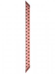 Dolce & Gabbana шарф с монограммой, розовый