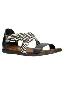 Классические сандалии Wojas, черный/белый