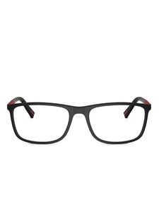 Prada Linea Rossa rectangle-frame очки, черный