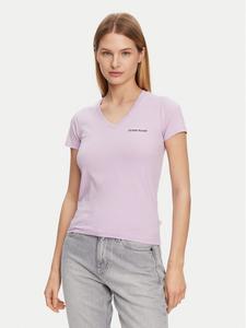 Облегающая футболка W4YI23 J1314 Guess Jeans, фиолетовый