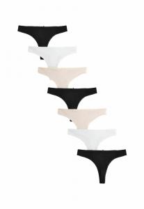 Трусы Next 7 PACK, Black White Nude/Black