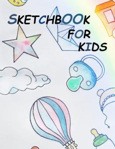 sketchbook for kids drawing and doodling: Drawing book for kids & sketch book for drawing 8,5x11 (Independently published)