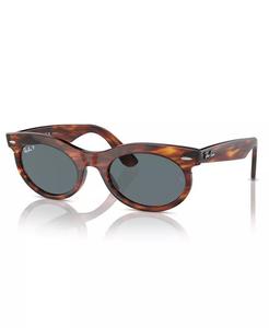 Солнцезащитные очки унисекс, Wayfarer Oval Change Rb2242, фотохромные Ray-Ban, бежевый