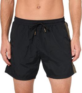 Мужские плавки BOSS с металлическим логотипом, Black Crow