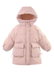 Стеганый пуховик Mimi Tutu, розовый