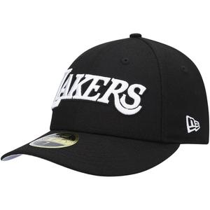 Мужская кепка New Era черного цвета с логотипом команды Los Angeles Lakers 59FIFTY 59FIFTY