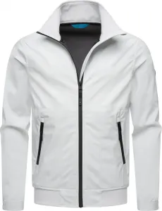 Верхняя куртка Ragwear "Collwie", без капюшона, непромокаемая мужская переходная куртка с высоким воротником, белый