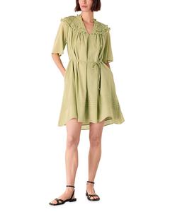 Мини-платье с рюшами Whistles, зеленый
