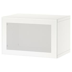 Настенный шкаф-комбинация Ikea Bestå, 60x42x38 см, мертвикен белый