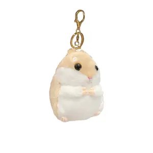 Очаровательные и милые плюшевые куклы-подвески Hamster Charm высотой 10см Handsome, коричневый