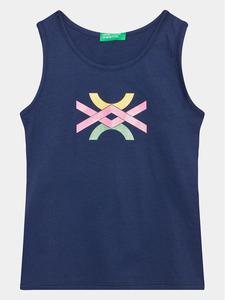 Топ regular fit 3I1XCH012 United Colors Of Benetton, синий
