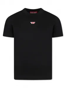 Футболка с нашивкой Oval D Diesel Kids, черный