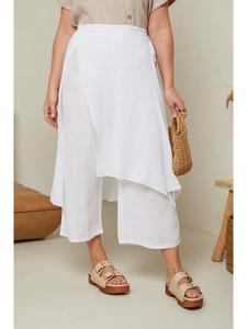 Тканевые брюки Curvy Lady, белый