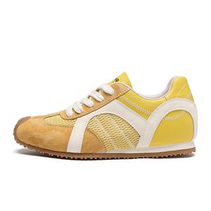 ZHR Женские низкие кеды желтые, цвет Yellow