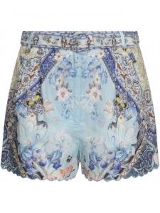 Camilla шорты с принтом, синий